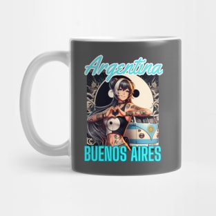 Kawaii, Anime Girl, Argentina Buenos Aires  | Catsie Cat Mug